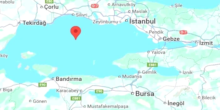 İstanbul'da 4,1 büyüklüğünde deprem