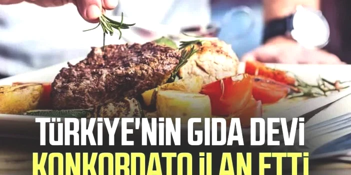 Ekonomik krize daha fazla dayanamadı: Türkiye'nin gıda devi konkordato ilan etti!